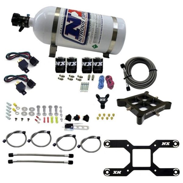 Dual Stage Billet Crossbar Plate System (100-1000HP) W/10Lb Bott