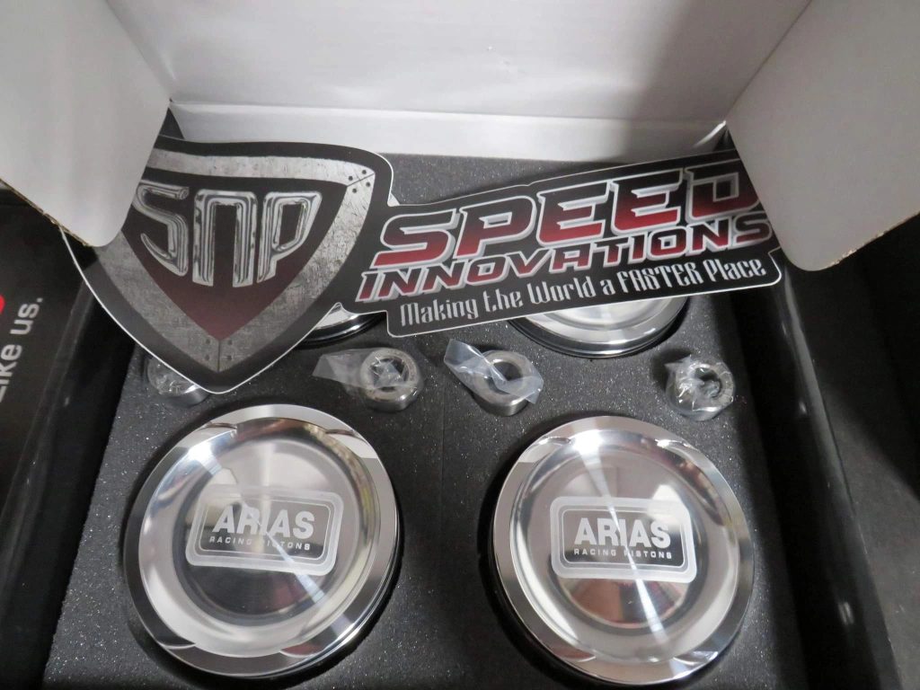 2RZ standard bore 8.5:1 Arias pistons