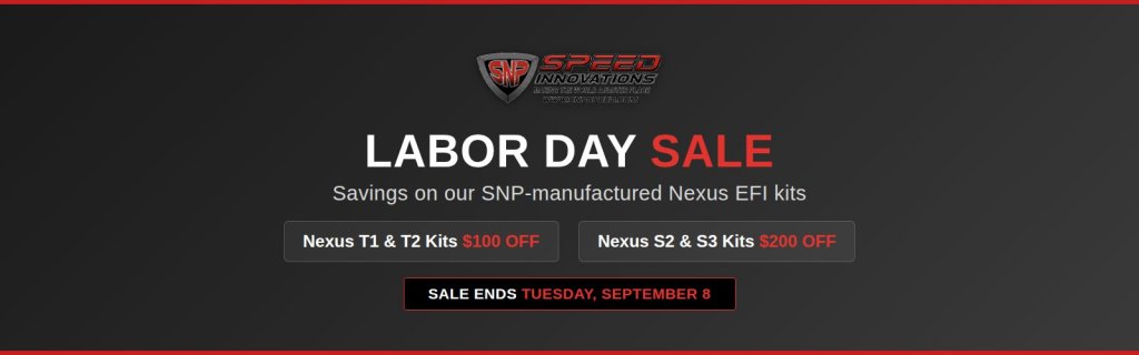 Labor Day Sale - Nexus T1/T2 kits $100 off, Nexus S2/S3 kits $200 off, ends Tuesday September 8